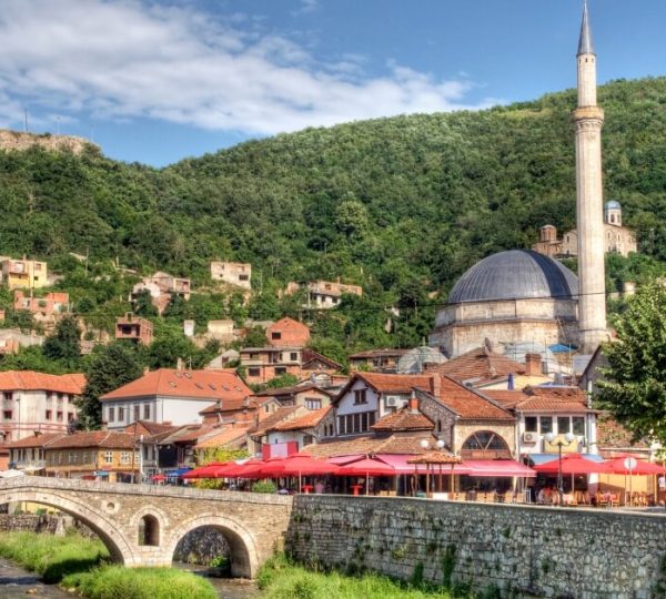 View over Prizren Kosovo
