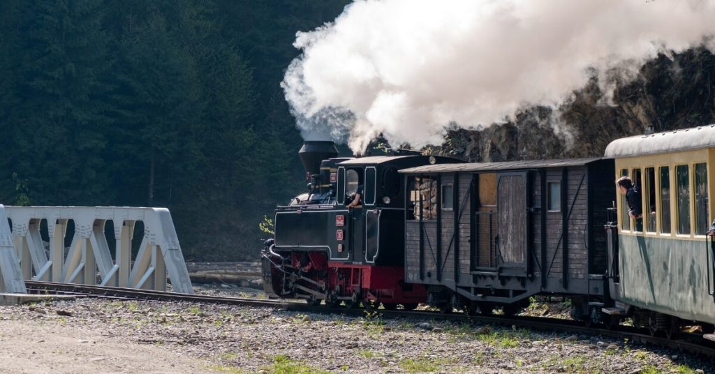 Mocanita Steam Train