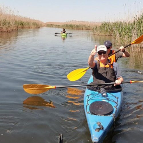 danube delta with customers